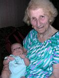 Visite chez Grand Mamie (25 Juillet 2006)